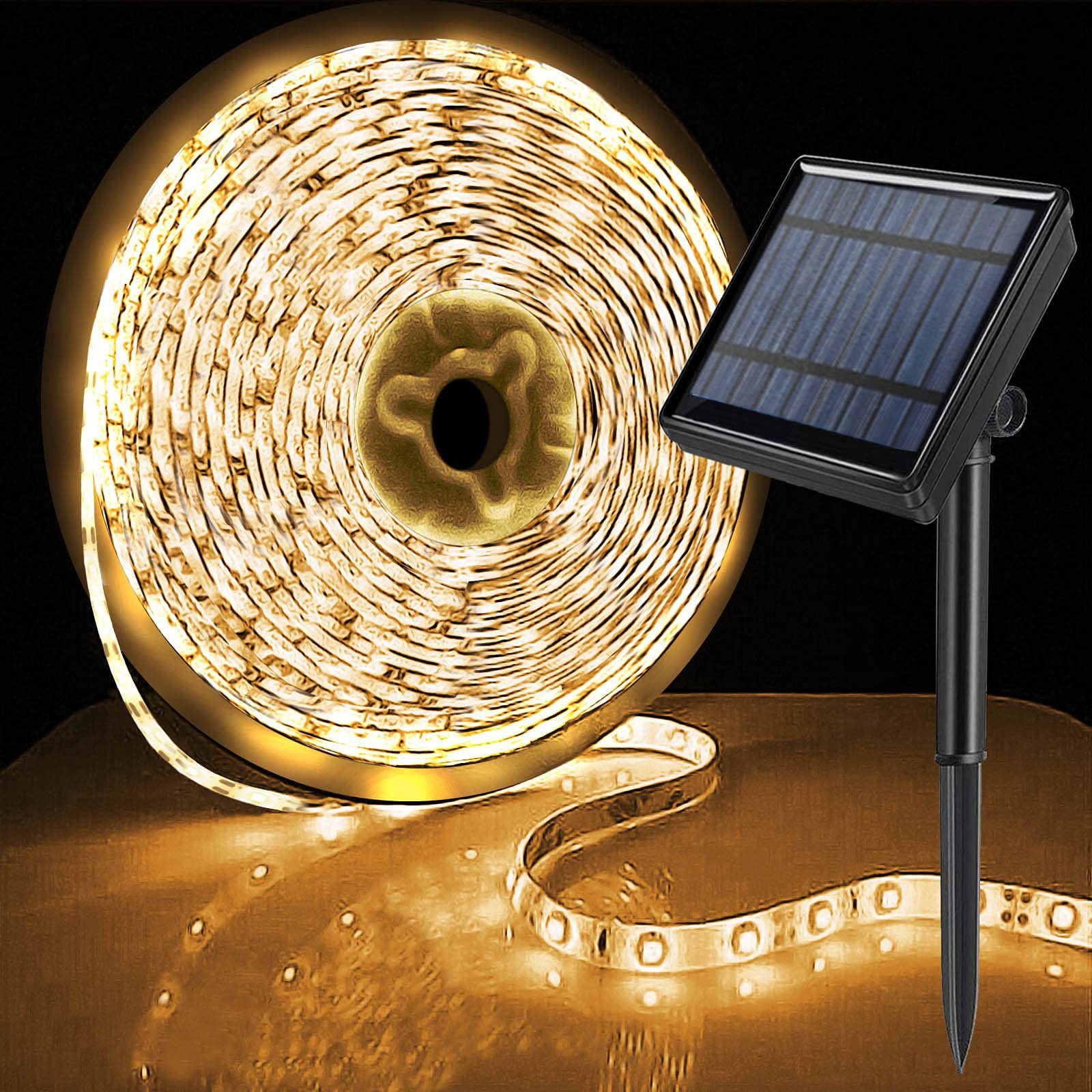 solar led strip light 3000K for outdoor from china